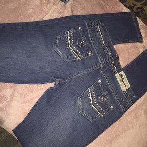 Sz 0 Poly Jeans